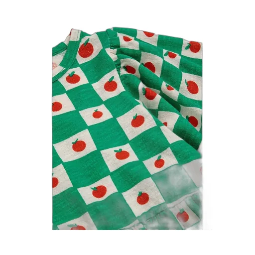 Apple Check Dress