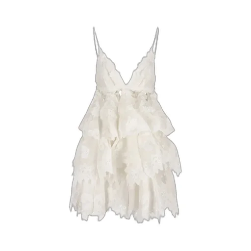 Tiered Lace Mini Dress