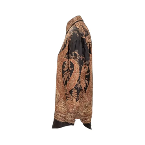 Paisley Print Silk Shirt