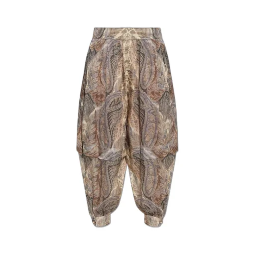 Paisley Print Harem Pants