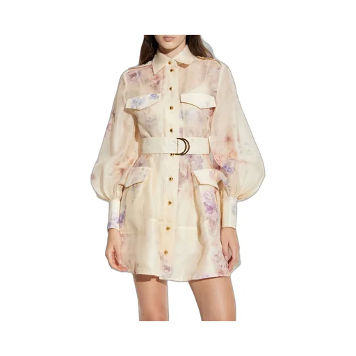 Floral Print Shirt Dress