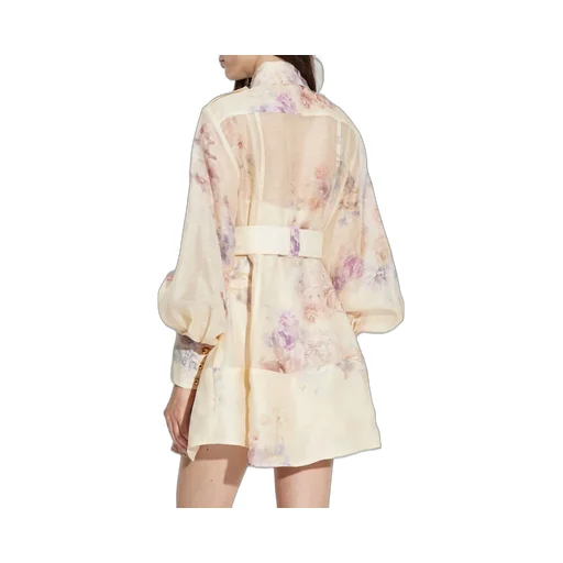 Floral Print Shirt Dress