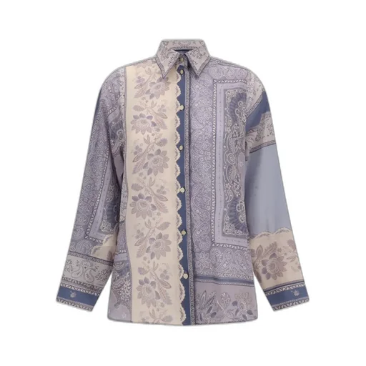 Patchwork Print Shirt