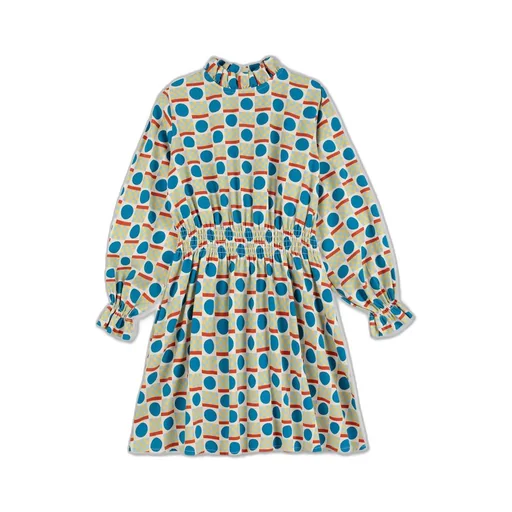 Printed Long Sleeve Dress