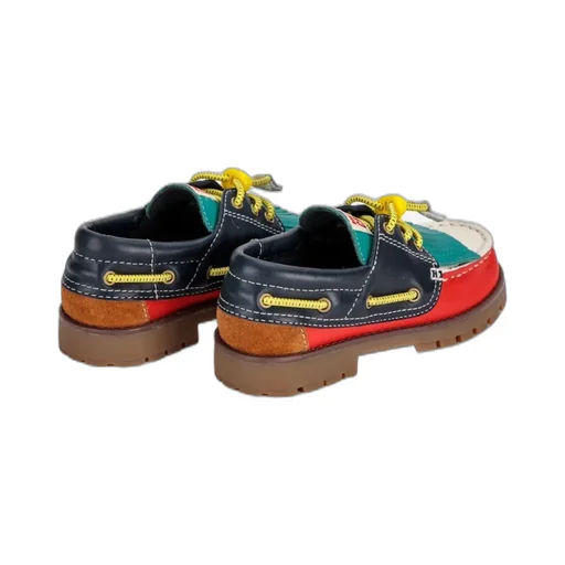 Low-Top Lace-Up Shoes With Fringe Detail