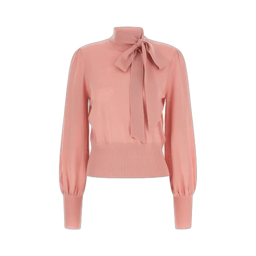 Turtleneck Sweater With Bow