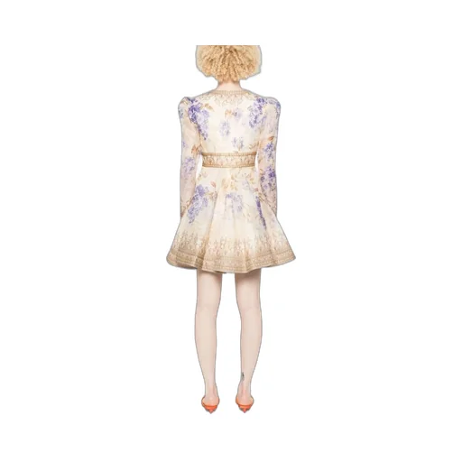 Floral Print Mini Dress