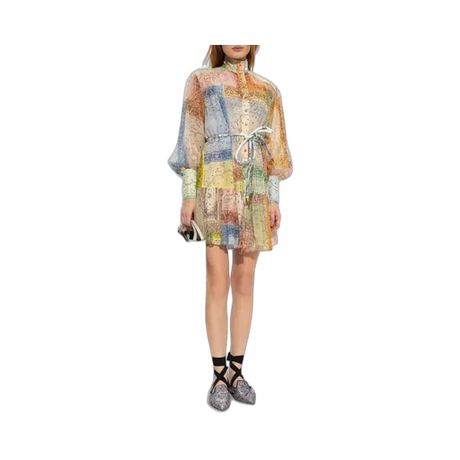 Patchwork Mini Dress