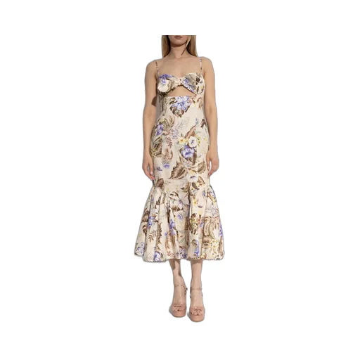 Floral Print Midi Dress