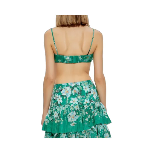 Floral Print Crop Top