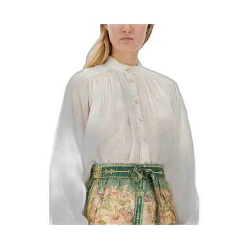 High-Neck Blouse