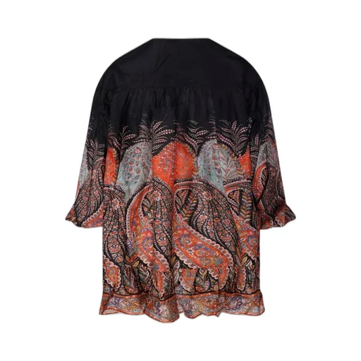 Paisley Print Mini Dress