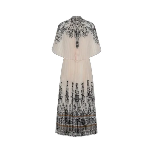Pleated Cape Dress