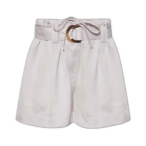 High-Waisted Shorts With Belt