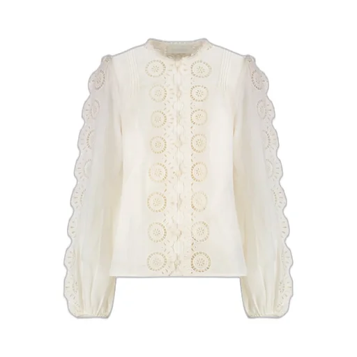 Embroidered Cotton Poplin Blouse