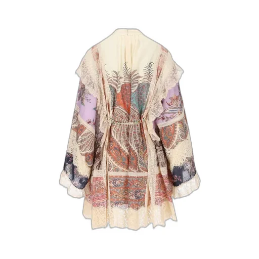Paisley Print Mini Dress
