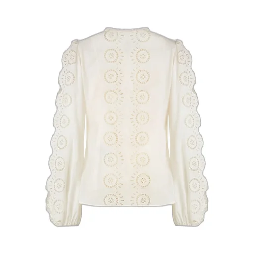 Embroidered Cotton Poplin Blouse