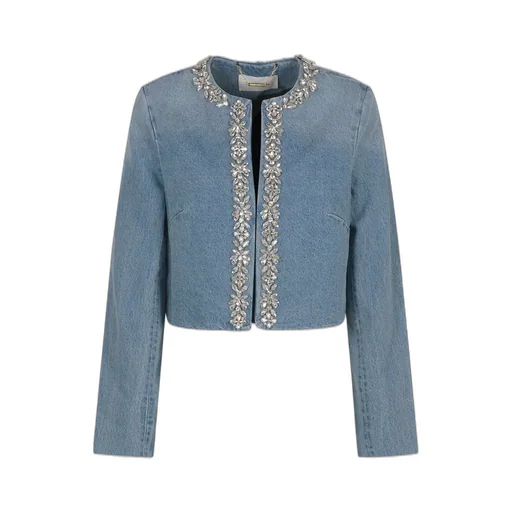 Denim Jacket With Embellishments