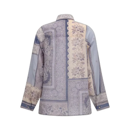 Patchwork Print Shirt