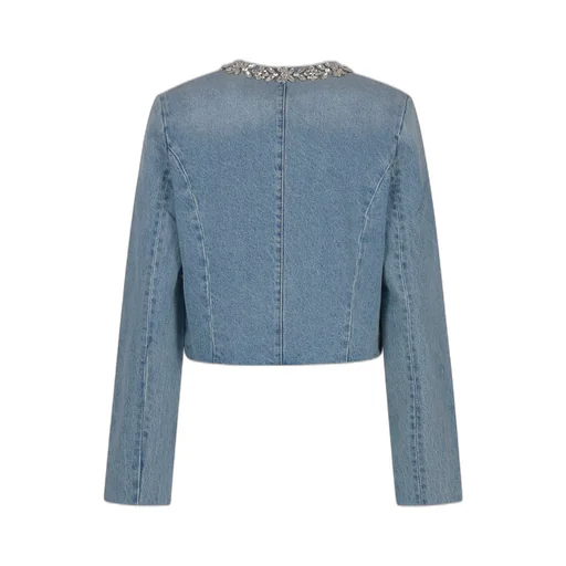 Denim Jacket With Embellishments