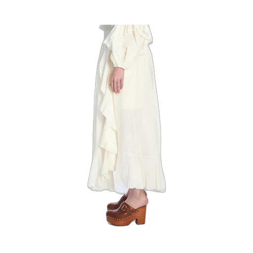 Ruffled Maxi Skirt