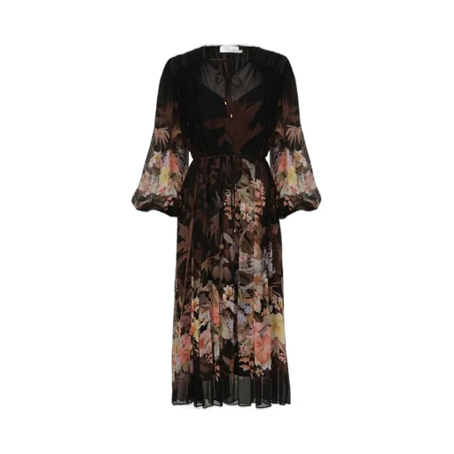 Floral Print Midi Dress