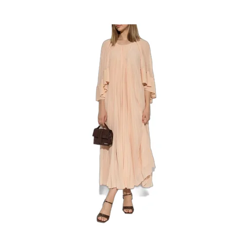 Pleated Maxi Dress