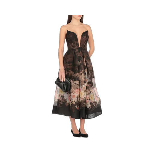 Floral Print Gown