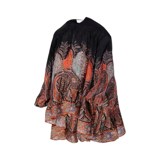 Paisley Print Mini Dress