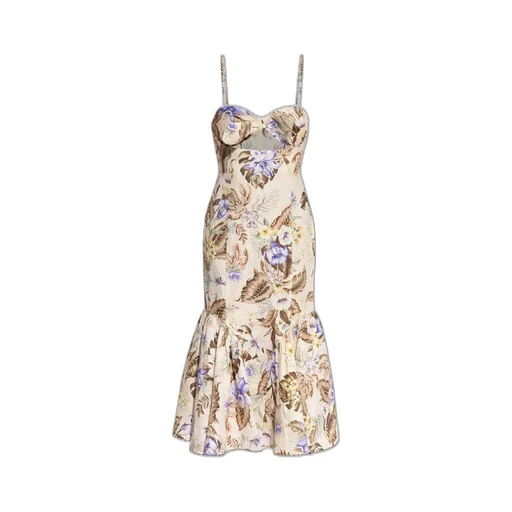 Floral Print Midi Dress