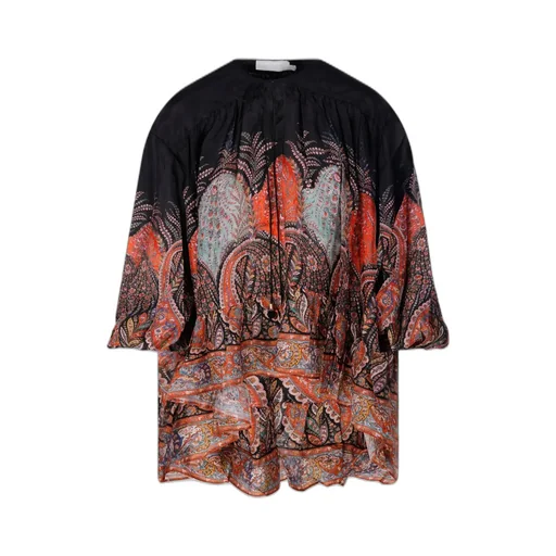 Paisley Print Mini Dress
