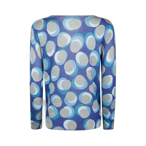 Abstract Dot Print Sweater