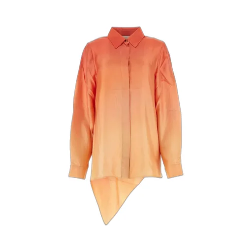 Ombre Asymmetrical Shirt