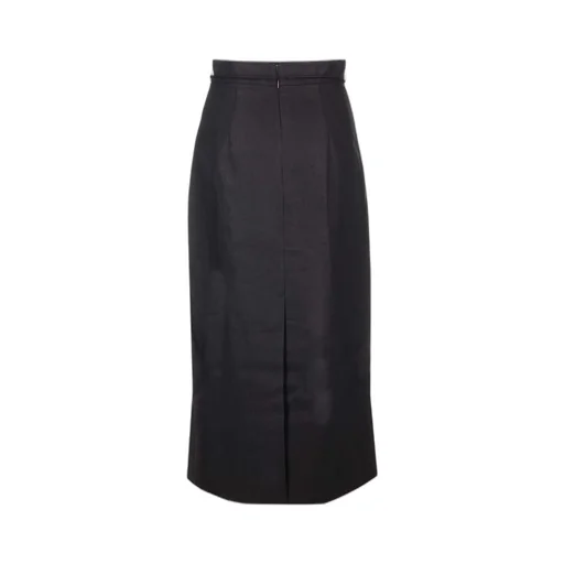 Maxi Skirt With Floral Appliqué