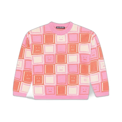Face Print Sweater