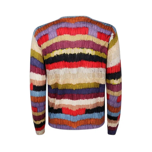 Striped Knit Cardigan