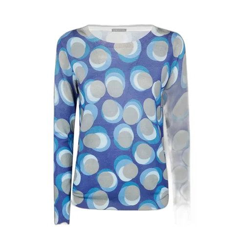 Abstract Dot Print Sweater