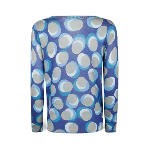Abstract Dot Print Sweater