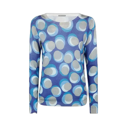 Abstract Dot Print Sweater