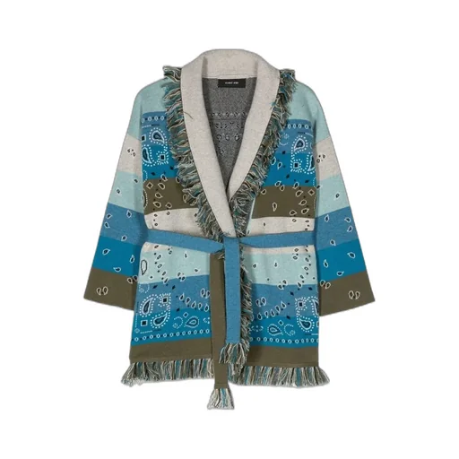Cardigan With Bandana Print