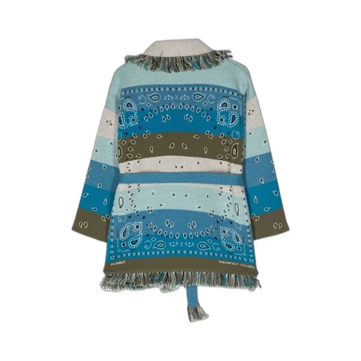 Cardigan With Bandana Print