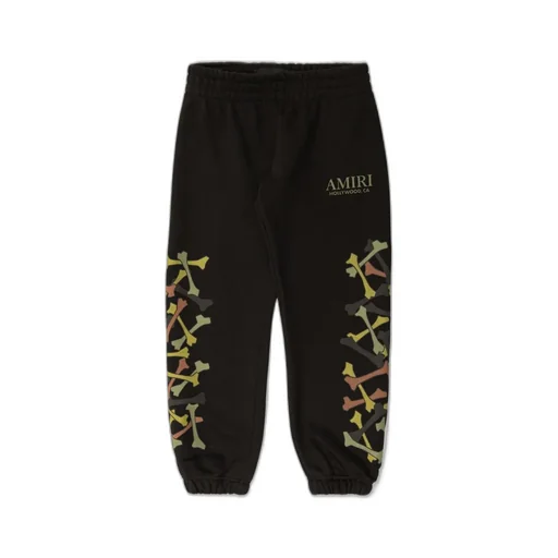 Bone Print Track Pants