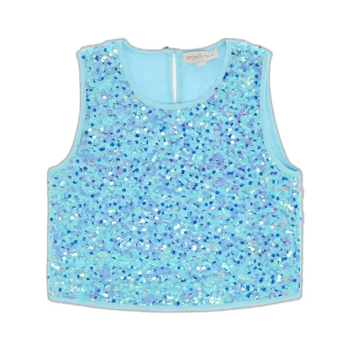 Sequin Crop Top