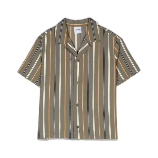 Short Sleeve Camp Collar Shirt