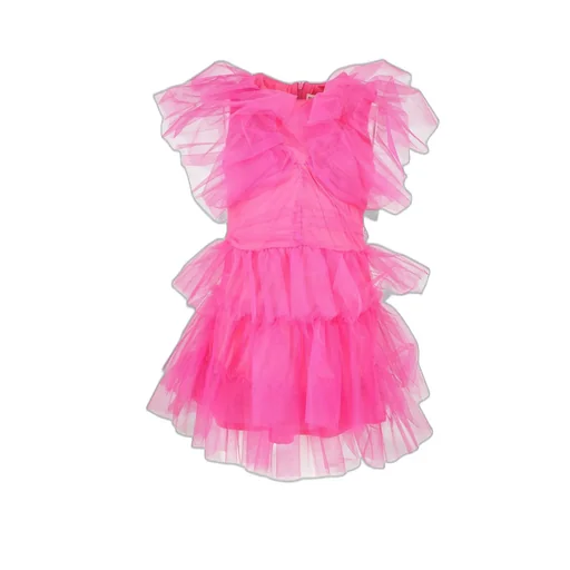 Ruffled Tulle Dress
