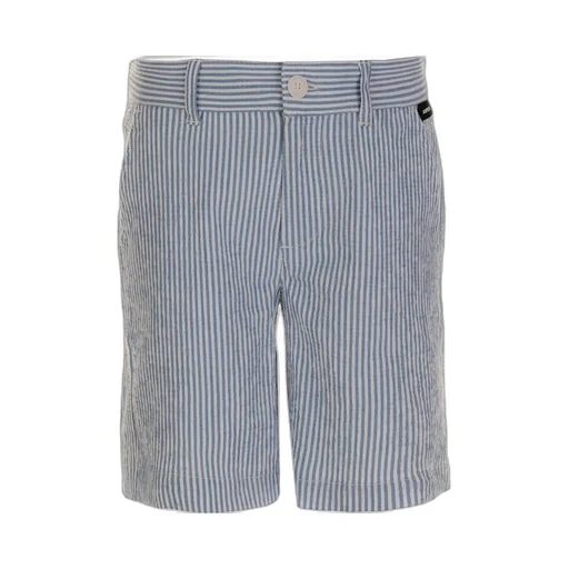 Striped Seersucker Shorts
