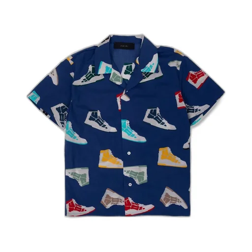 Short Sleeve Camp Collar Shirt