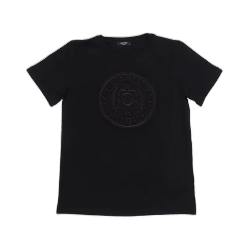 T-Shirt With Embossed Logo