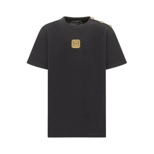 T-Shirt With Logo Patch