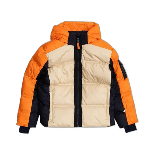 Colorblock Puffer Jacket